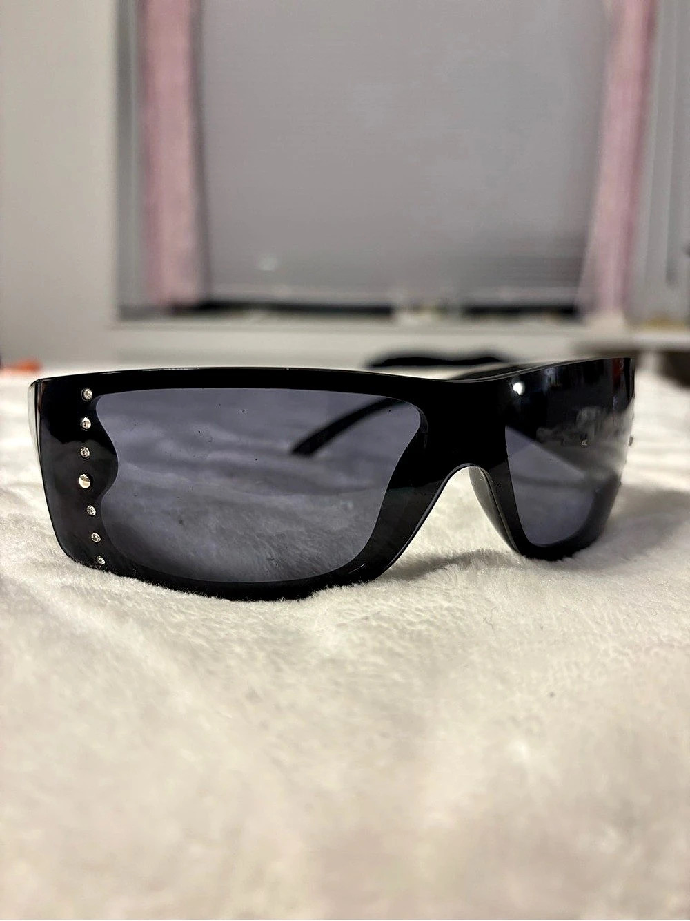 Black Shield Sunglasses Like New